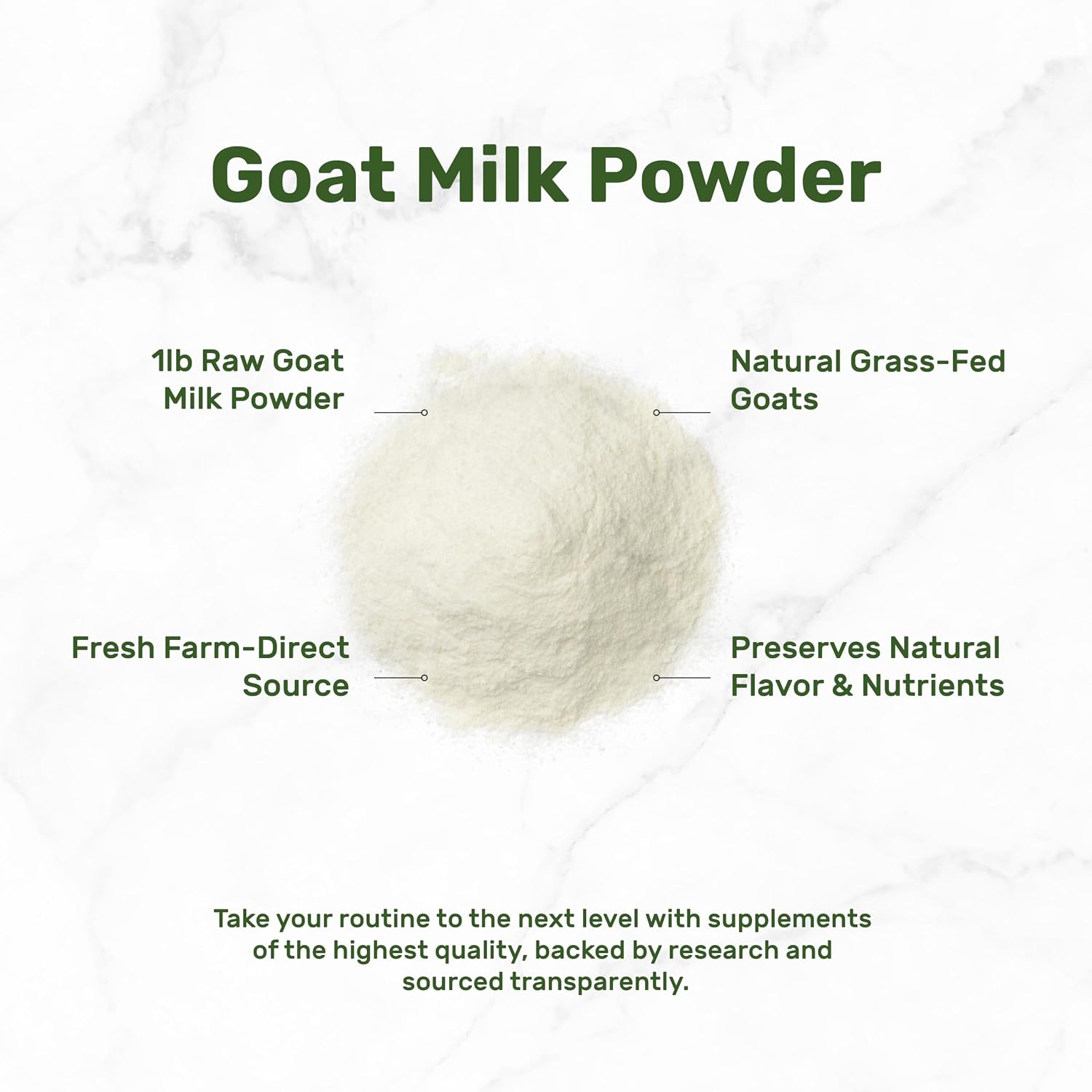 Thumbnail 2 de DEAL SUPPLEMENT Goat Milk Powder, 1 lb, Grass-Fed, Farm Direct