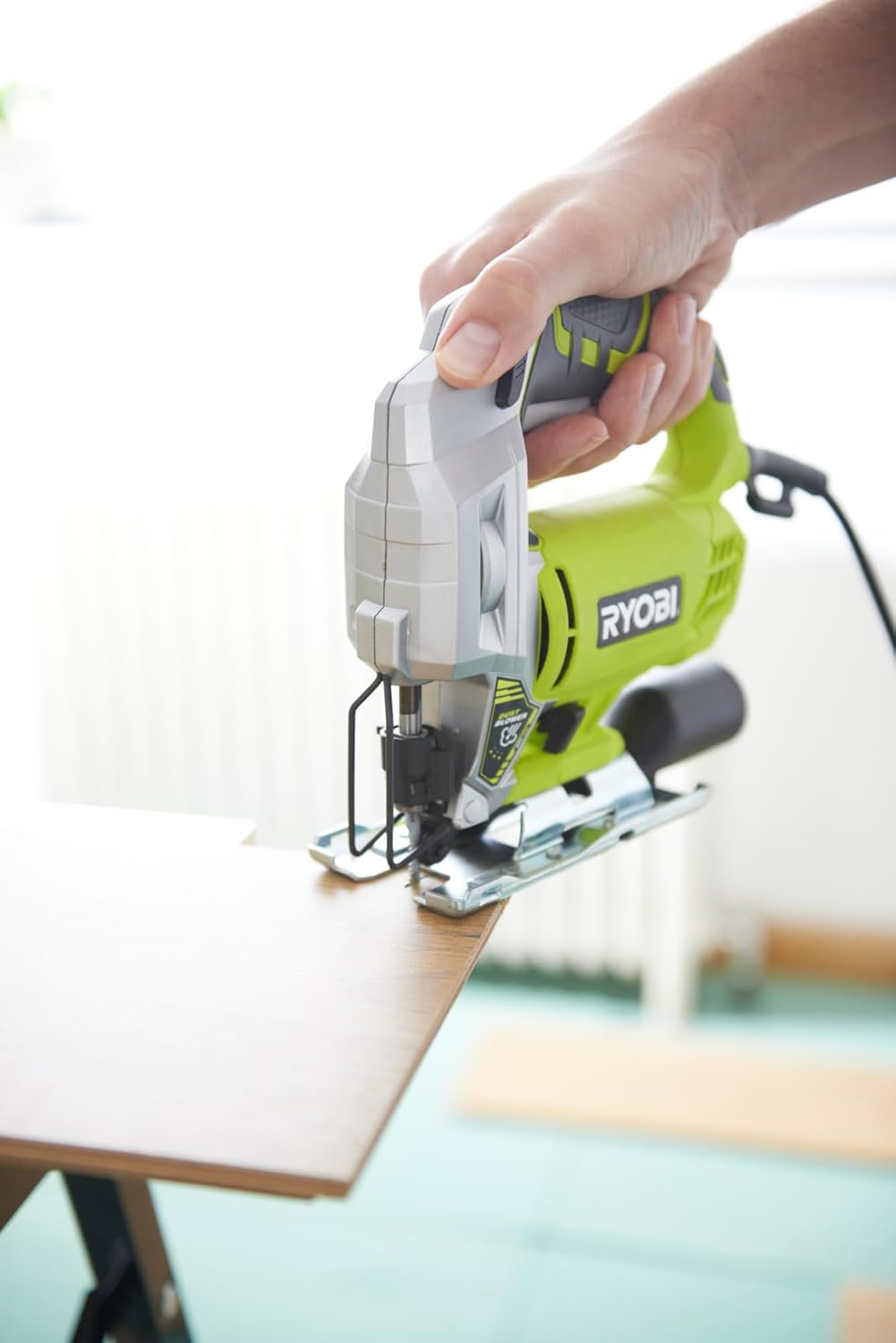 Detalle de Ryobi Seghetto Alternativo Pendolare a Filo 500W, modello RJS750-G