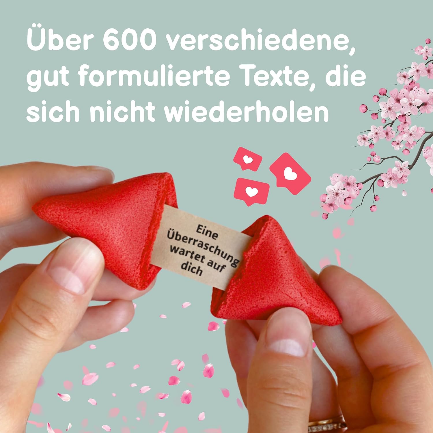 Thumbnail 3 de Glückskekse Einzeln Verpackt – Sakura Geschmack, 15 Stück
