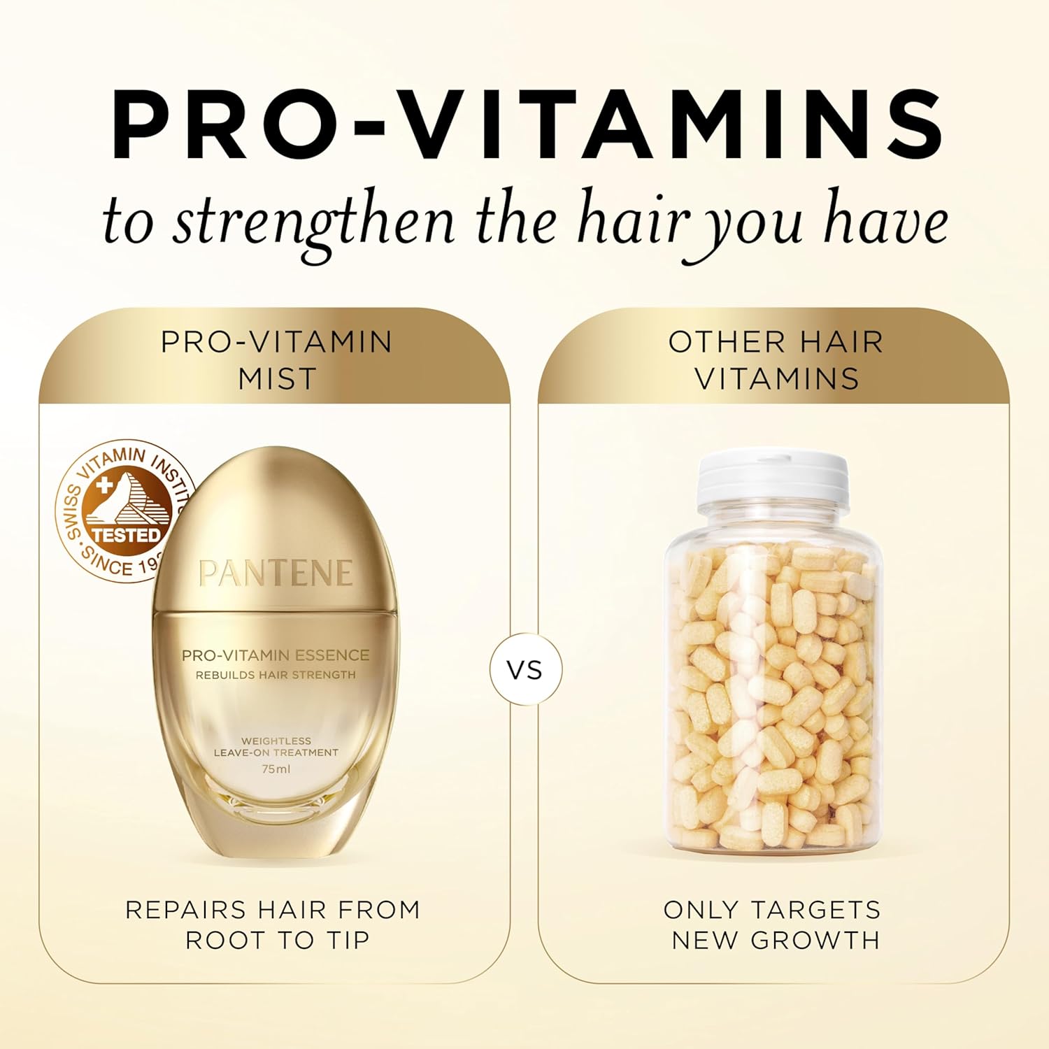 Thumbnail 4 de Pantene Pro‑Vitamin Essence Daily Repair Mist 2.5 fl oz 💇♀