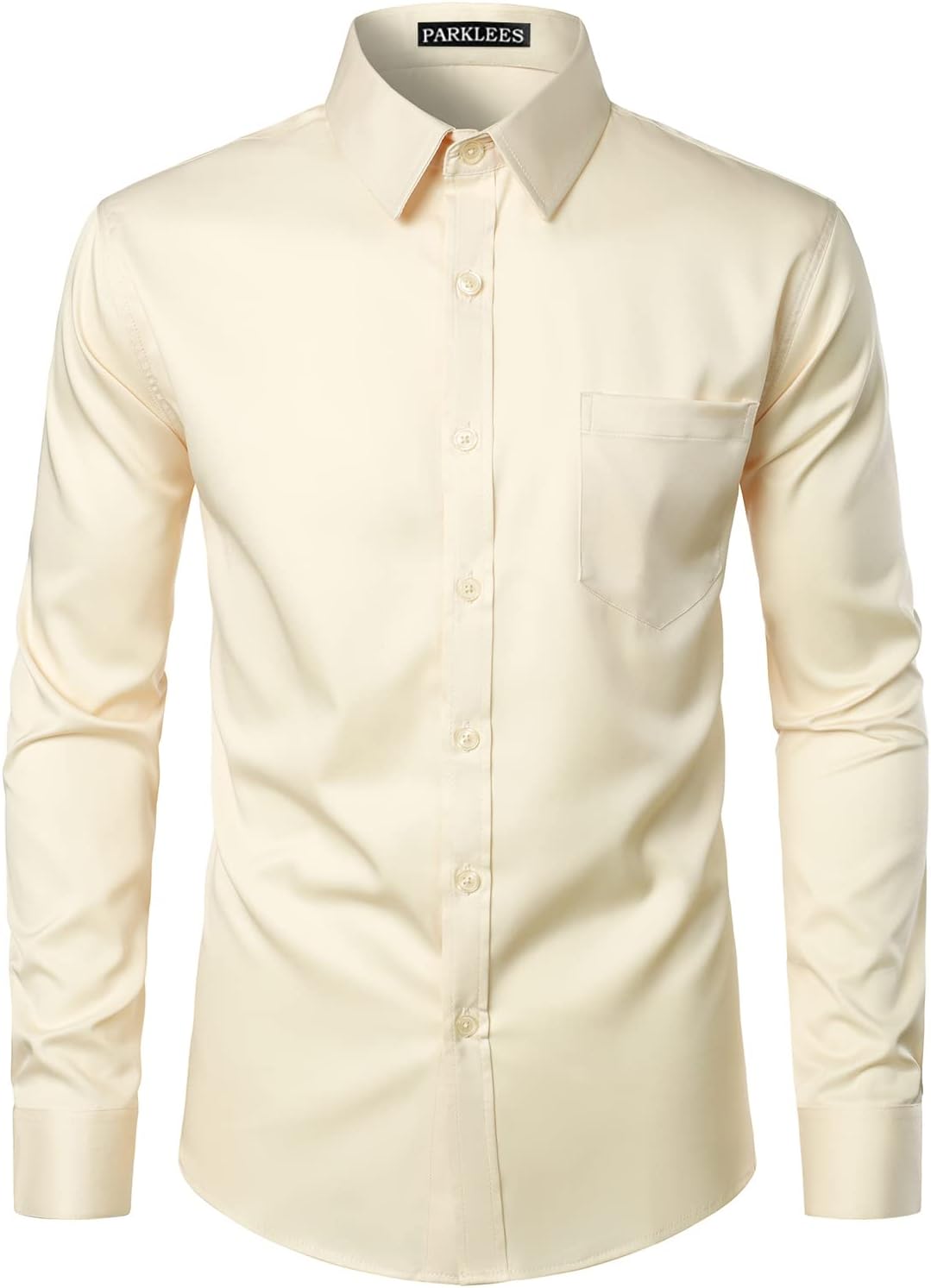 Thumbnail 3 de PARKLEES Men's Urban Stylish Slim Fit Long Sleeve Shirt with Pocket
