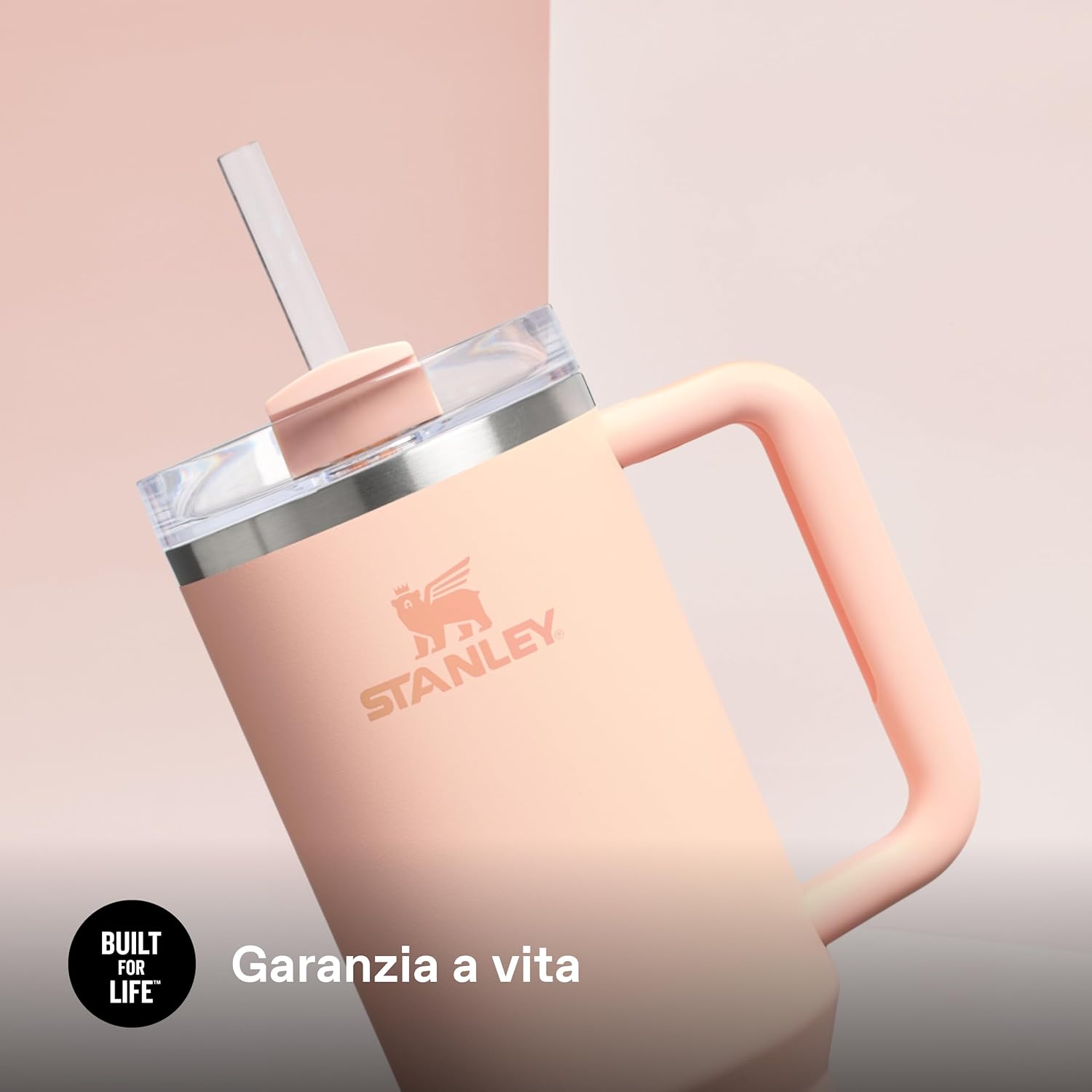 Thumbnail 5 de STANLEY 1913 Quencher H2.0 FlowState con cannuccia 1,2L (arancia Orange Cream) – tazza termica con manico