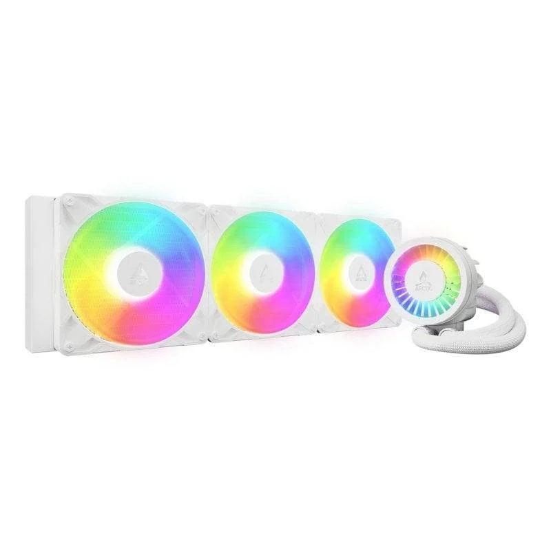 Imagen de Refrigeración Líquida Arctic Liquid Freezer III Pro 420mm 3 Ventiladores A-RGB Blanco en OfertitasTOP