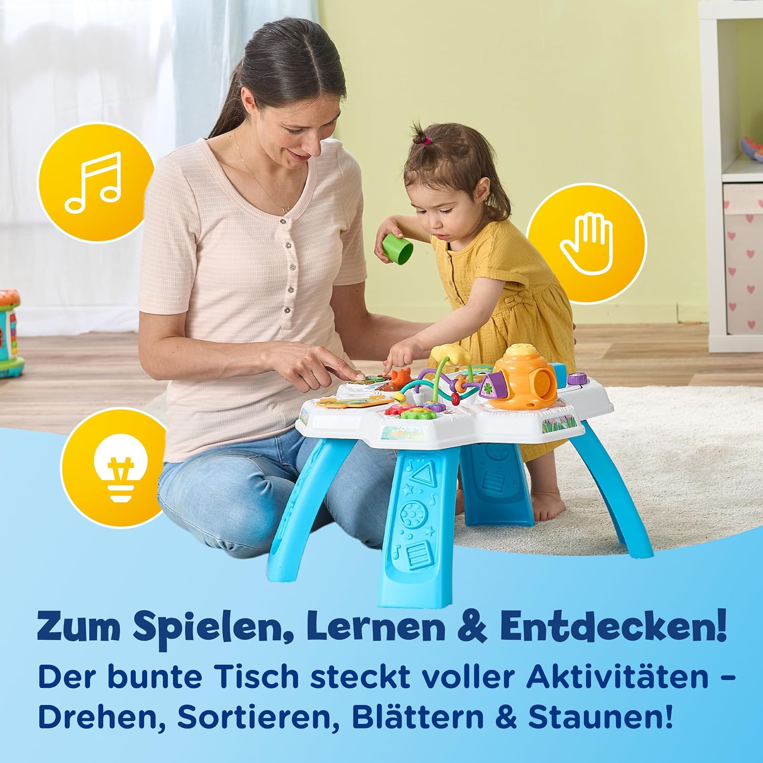 Detalle 2 de VTech Baby Babys Entdeckertisch 12–36 Monate