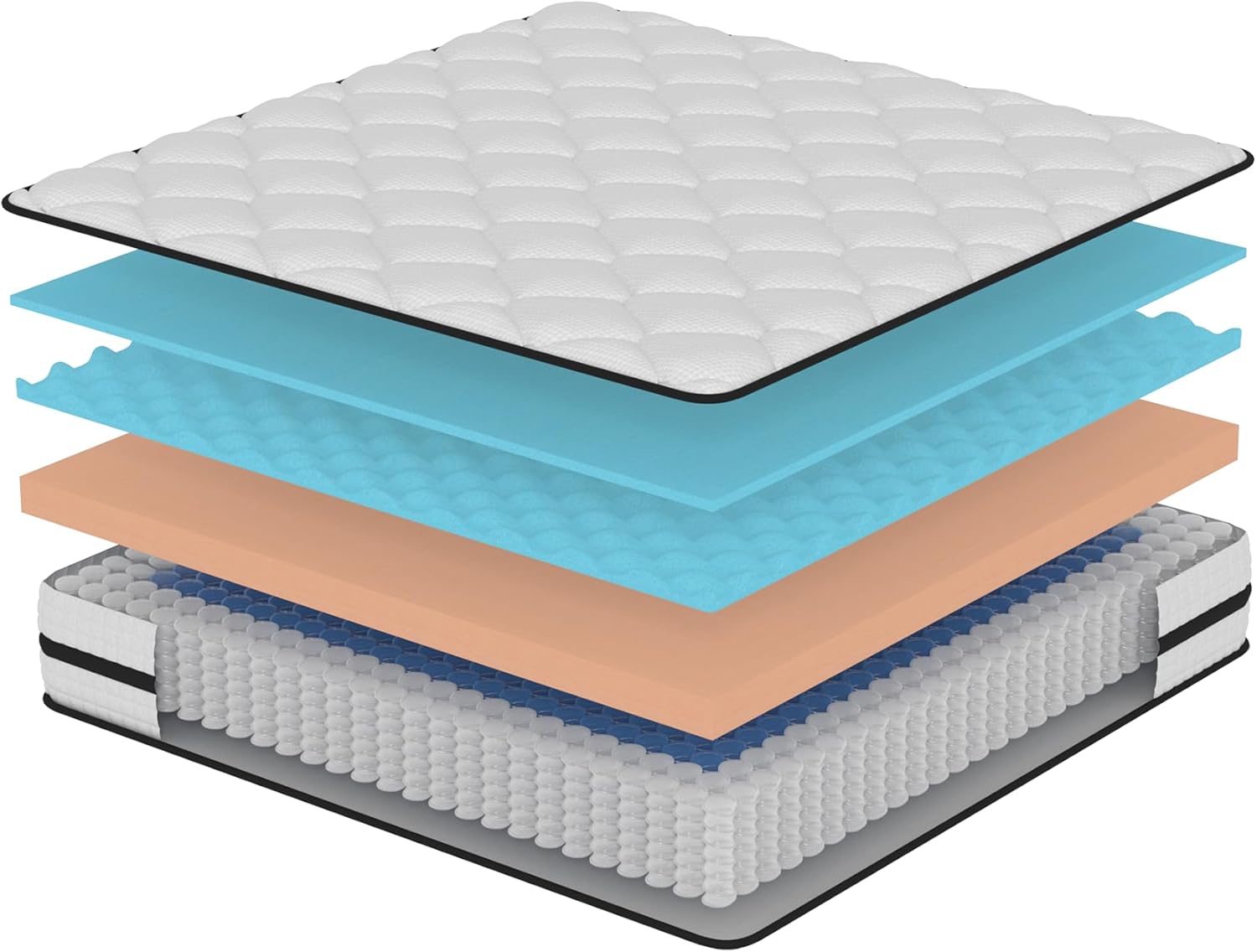Thumbnail 2 de Twirest King Mattress Hybrid 150x200cm