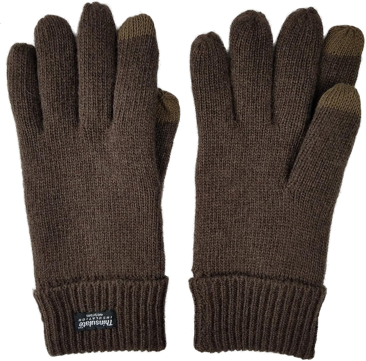 Thumbnail 4 de BRUCERIVER Gants laine homme avec Thinsulate