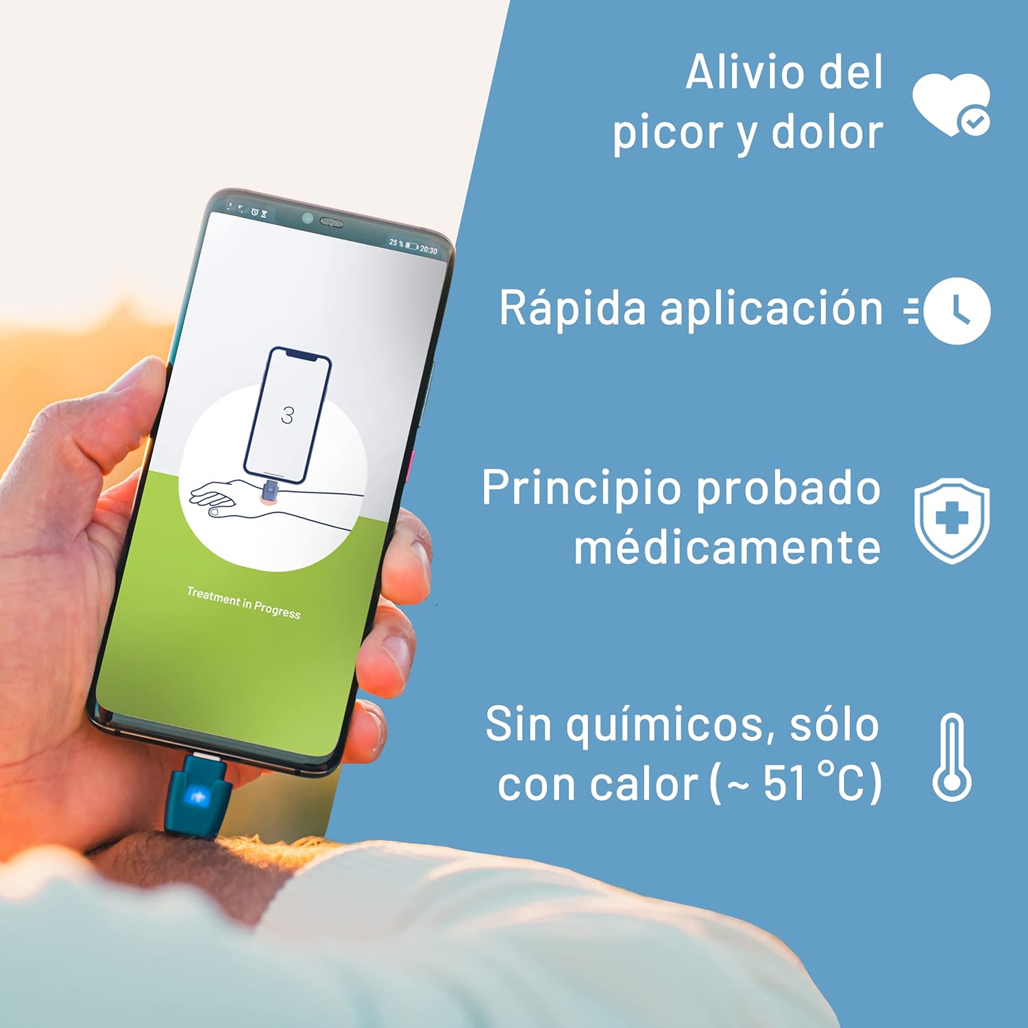 Thumbnail 4 de Heat It – Dispositivo para Picaduras con Smartphone