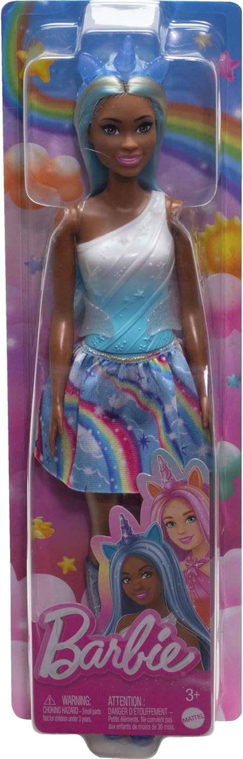 Thumbnail 5 de Barbie Einhorn Puppen – Fantasiehaar, Farbverlauf-Outfits und zauberhafte Accessoires (HRR14)