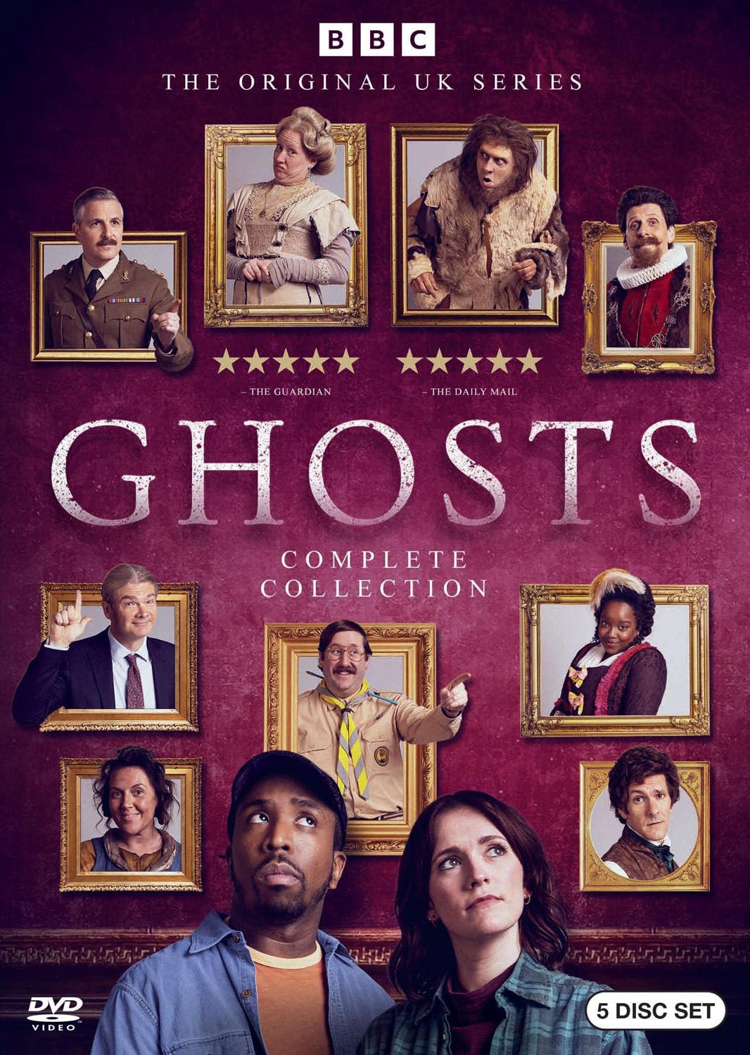 Detalle de Ghosts: The Complete Series 883929820948 DVD, 5-Disc Comedy Set