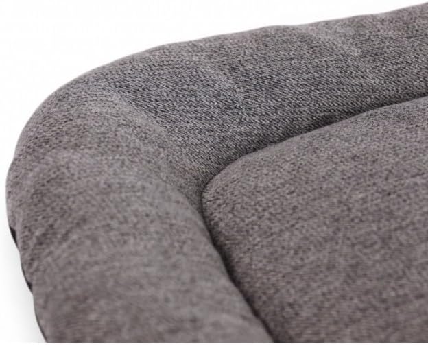 Detalle de Mon ami Luki Coussin Ovale Anti-Derapant Gris pour Chien — 110x60x8 cm