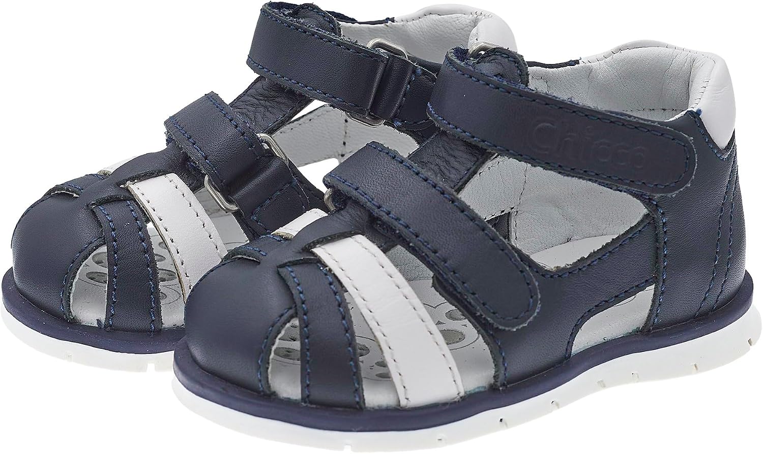 Detalle de Chicco Jungen Spinnen-Sandale mit Doppeltem Riemen – komfortable Sandale für Alltag und Freizeit