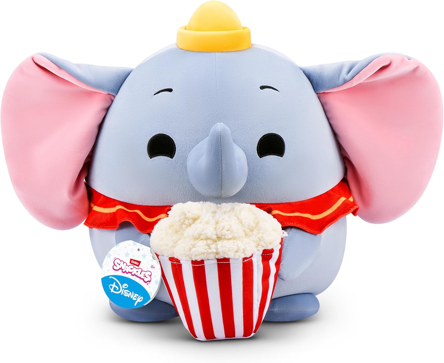 Detalle de Disney Snackles 14-inch Plush Dumbo & Popcorn by ZURU