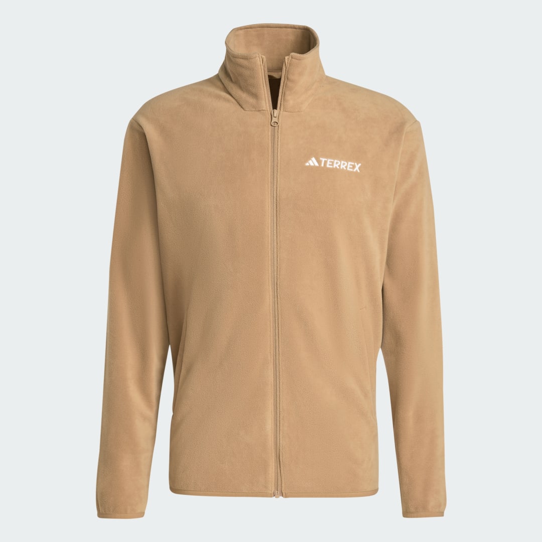 Detalle de Chaqueta de felpa con cremallera Multi Essentials de Adidas