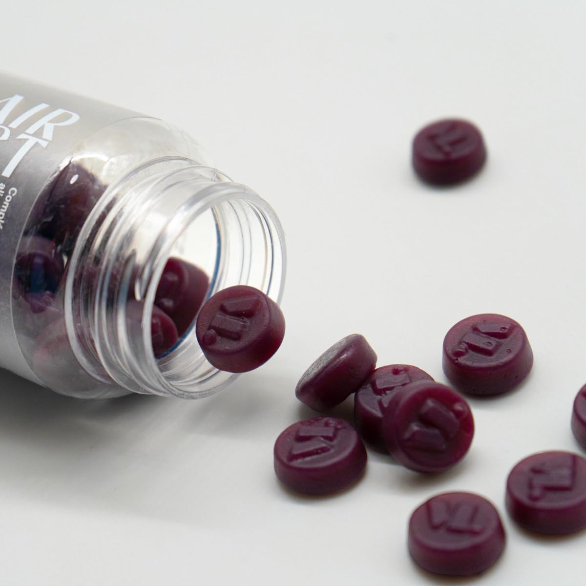 Detalle 2 de Hairboost Madame La Présidente – Compléments alimentaires cheveux en Gummies véganes, 60 unités