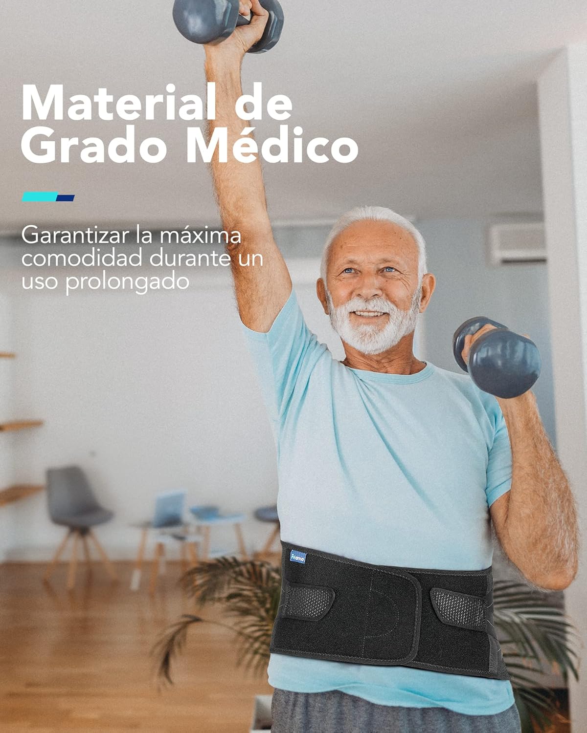 Thumbnail 4 de Fitomo Faja Lumbar para Dolor de Espalda y Lesiones 💪