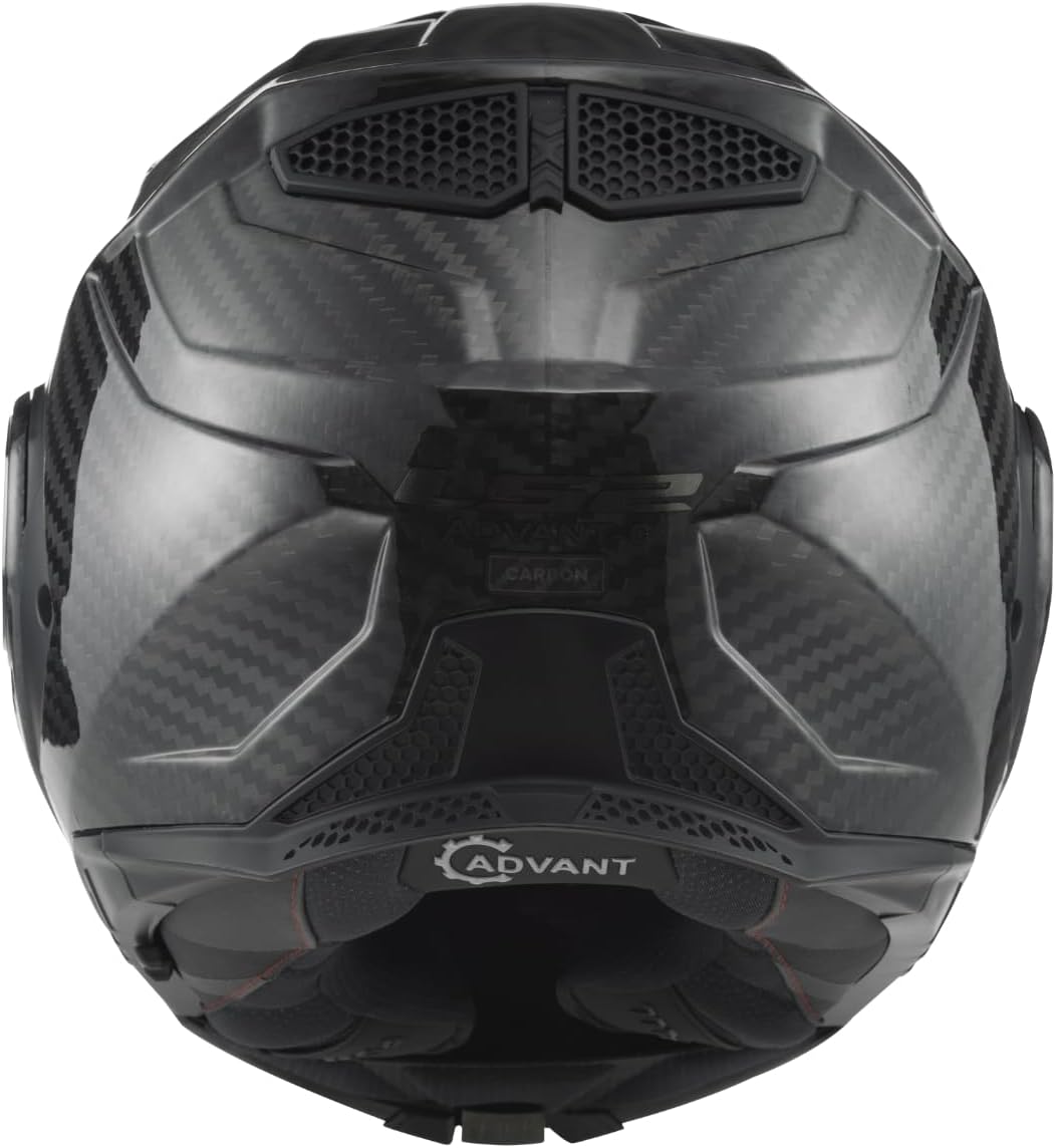 Thumbnail 4 de LS2 ADVANT X CARBON Modularer Motorradhelm, Matt Carbon, Größe S