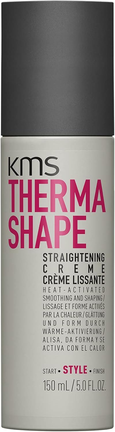 Detalle de KMS ThermaShape Straightening Creme: All Hair Types, Heat Protection & Frizz Control (150ml)