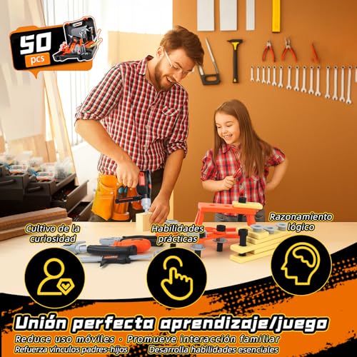 Thumbnail 6 de Charmofun Motosierra Juguete 50pcs 🛠