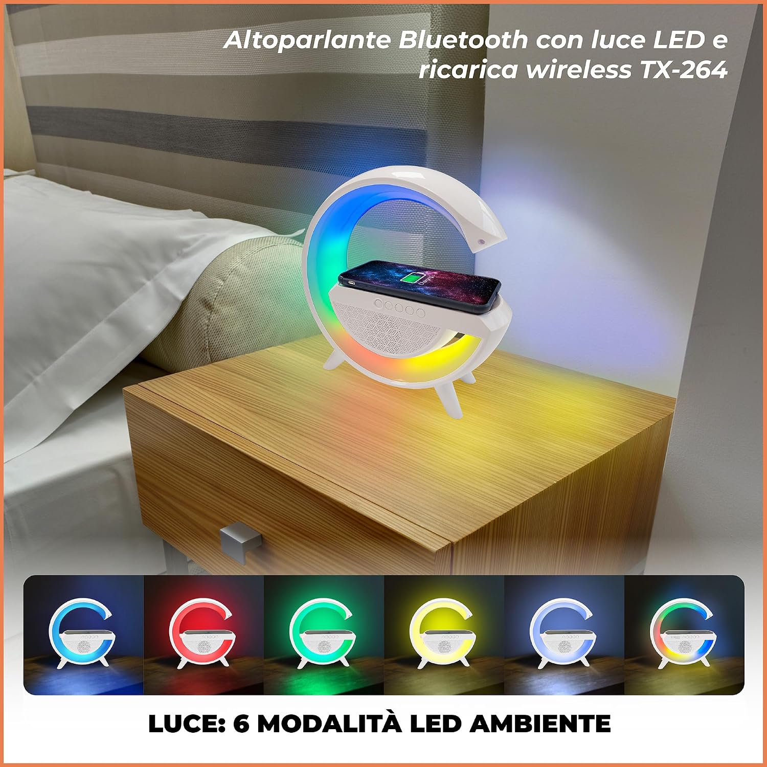 Thumbnail 3 de Technaxx TX-264 Altoparlante Bluetooth 5.3 LED