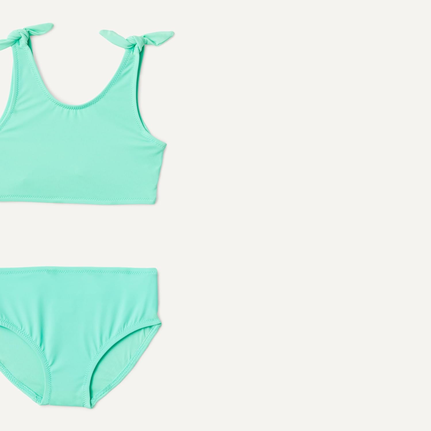 Detalle de Amazon Essentials Bikini da bagno in due pezzi con fiocco, costume per bambine e ragazze
