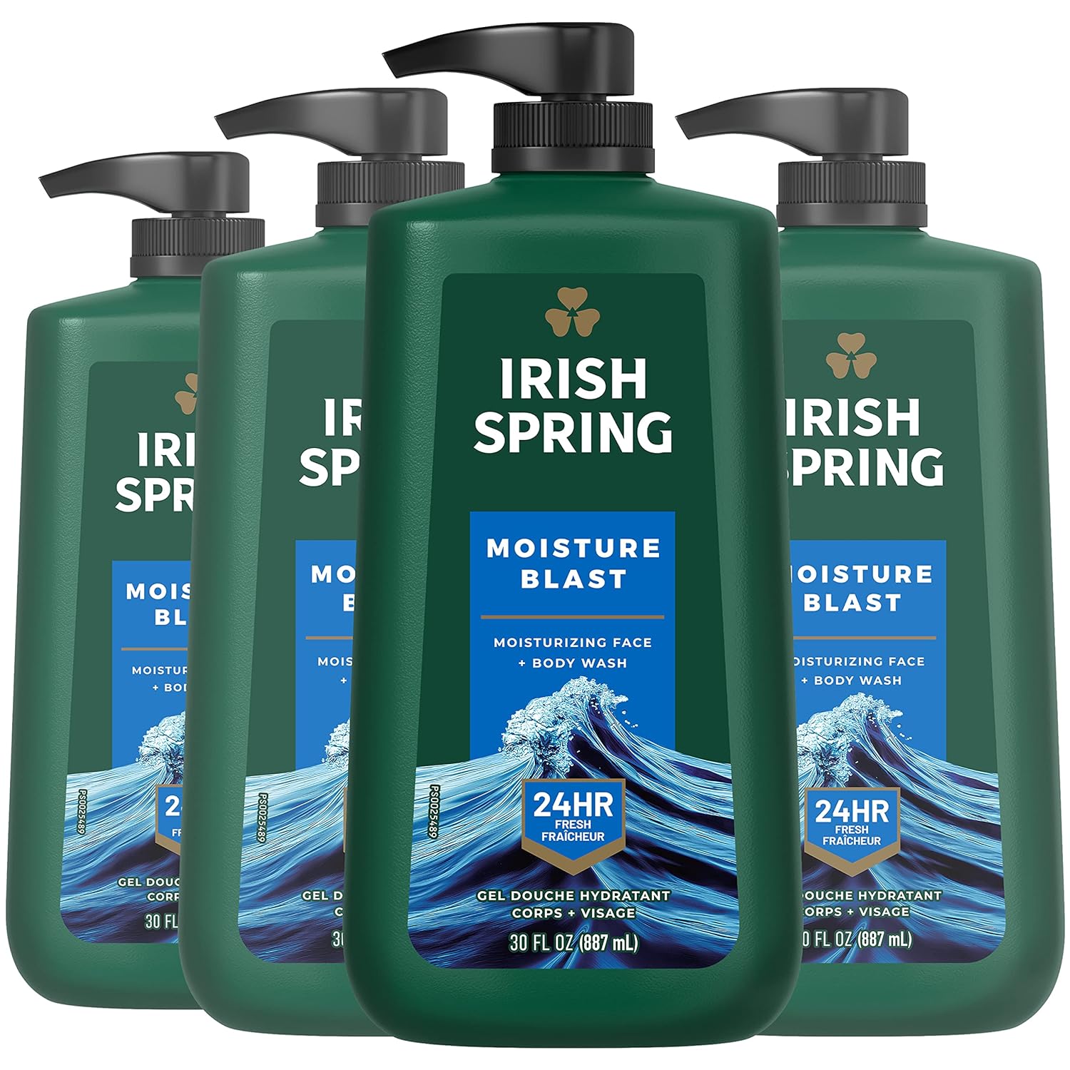 Detalle de Irish Spring Moisture Blast 30 oz Body Wash