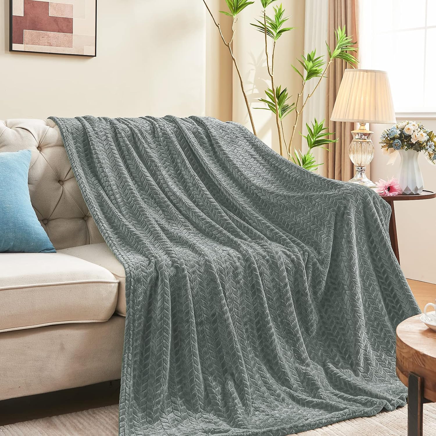 Thumbnail 5 de inhand Throw Blanket, 50 x 60 Inches