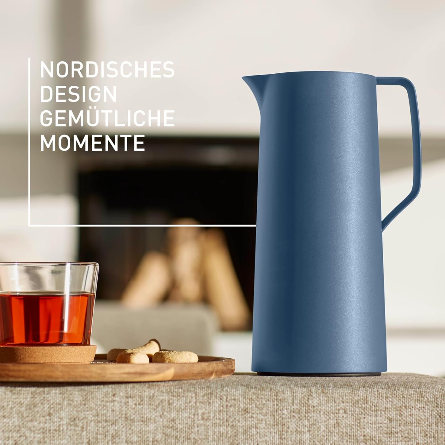 Thumbnail 3 de Emsa Motiva Isolierkanne 1l – Nordic Design, Quick-Press-Verschluss, Glasinnenseite, Made in Germany