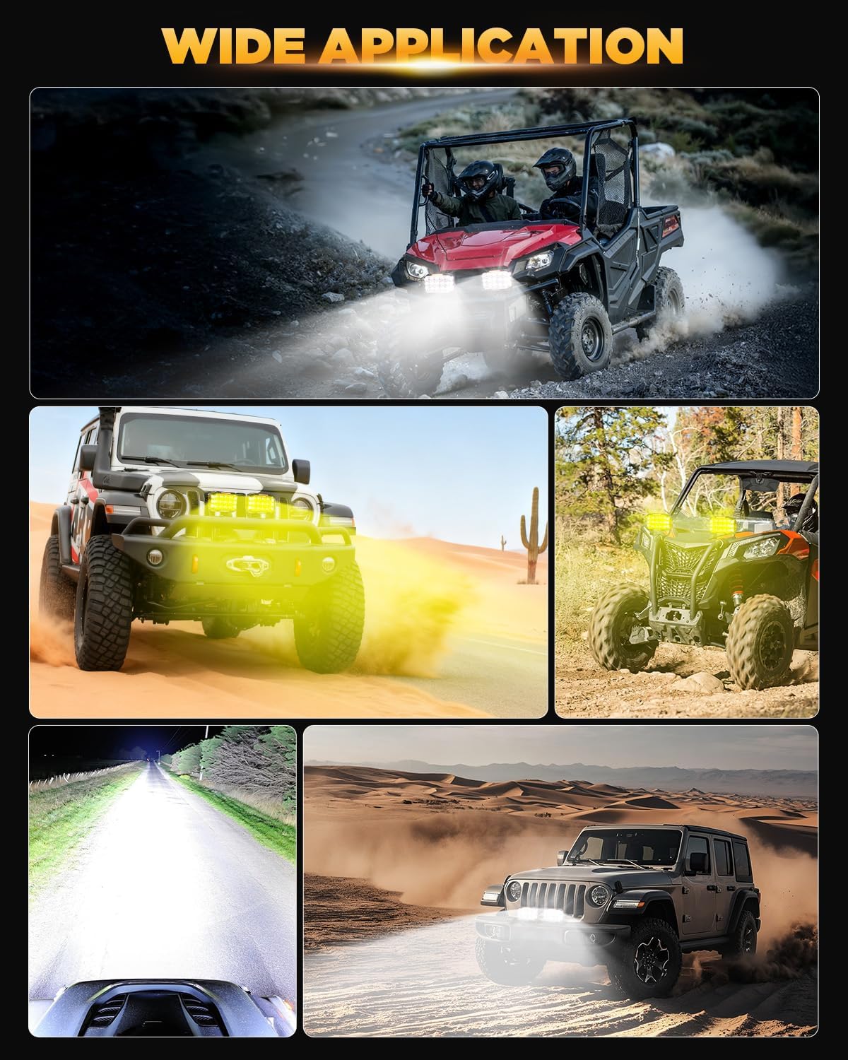Thumbnail 6 de Auxbeam V-MAX 7 Inch LED Light Pod 270° Offroad