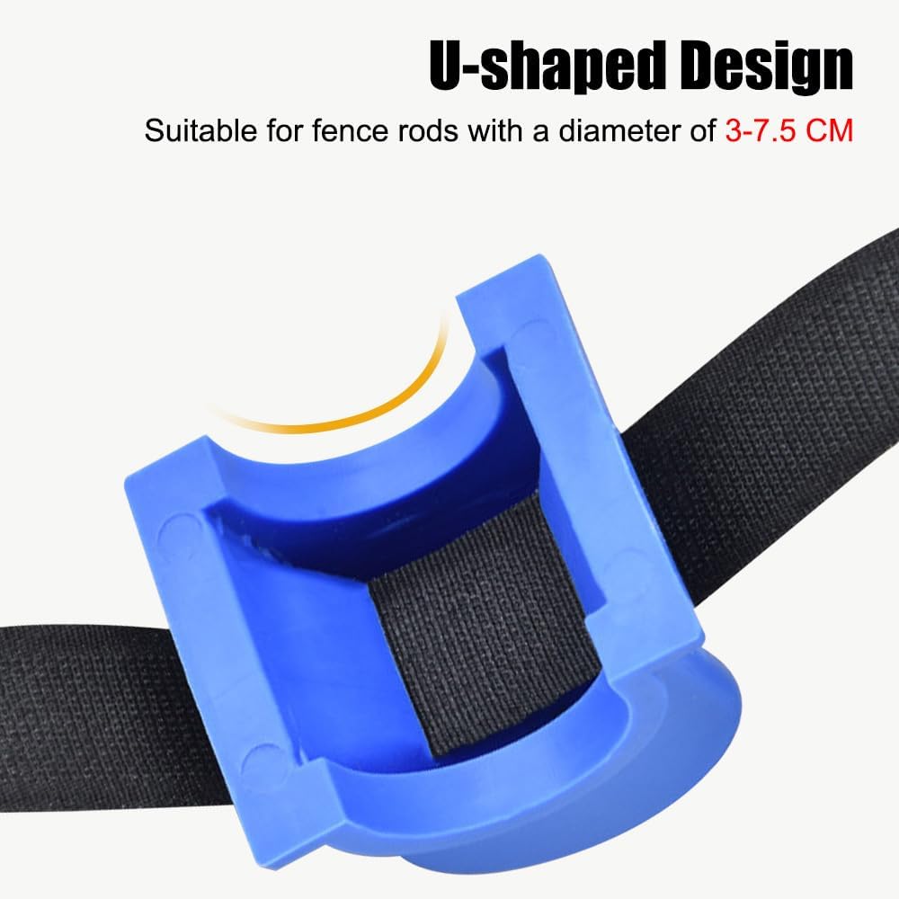 Thumbnail 2 de MiOYOOW Marine Rod Supports: 4-Pack TPE Rail Mount Rod Racks (Flat or Curved Base) for Boats