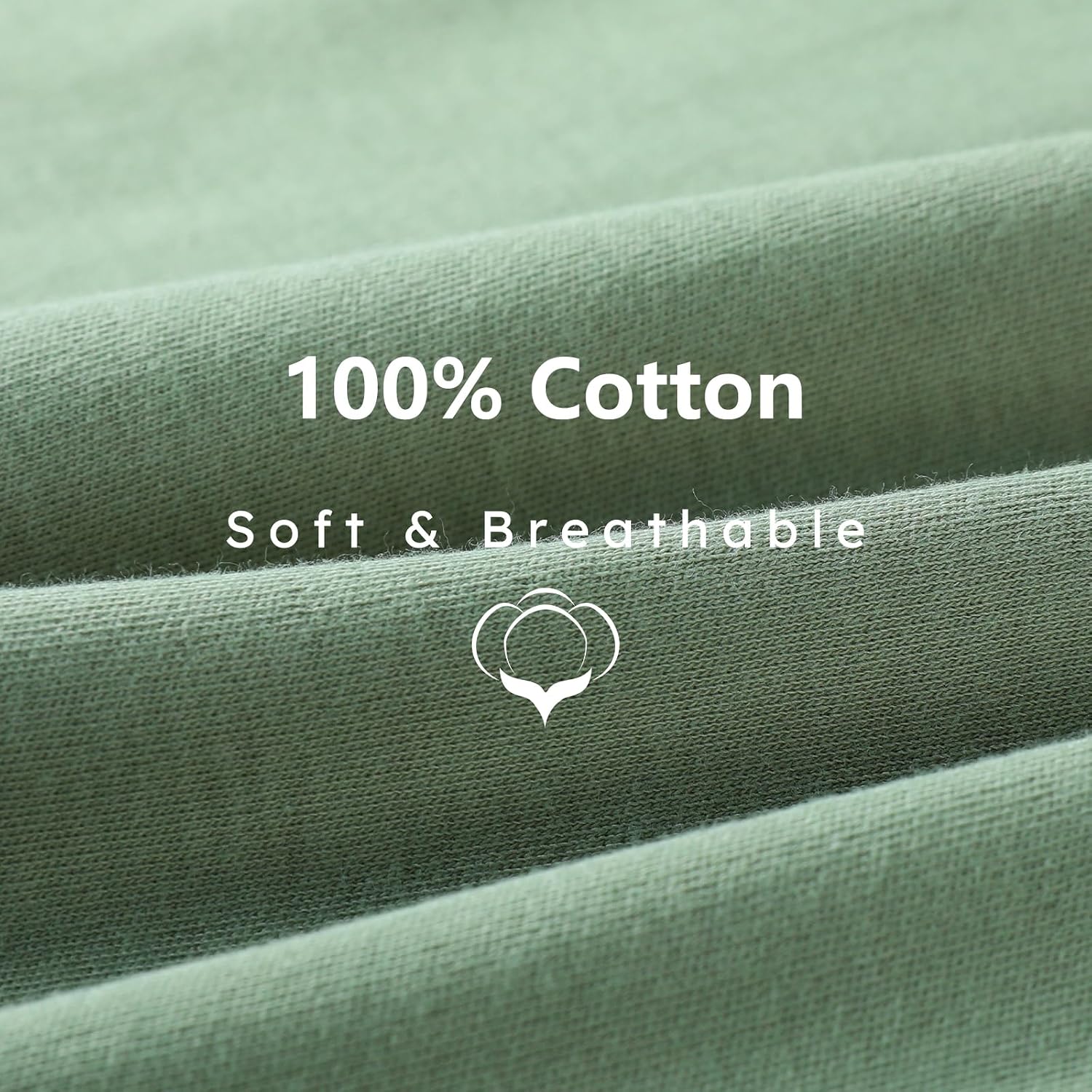 Thumbnail 1 de FIEMOL Baby Sleep Sack 12-18 Months: 100% Cotton Wearable Blanket, 3-Pack (0.5 Tog) in Cyan