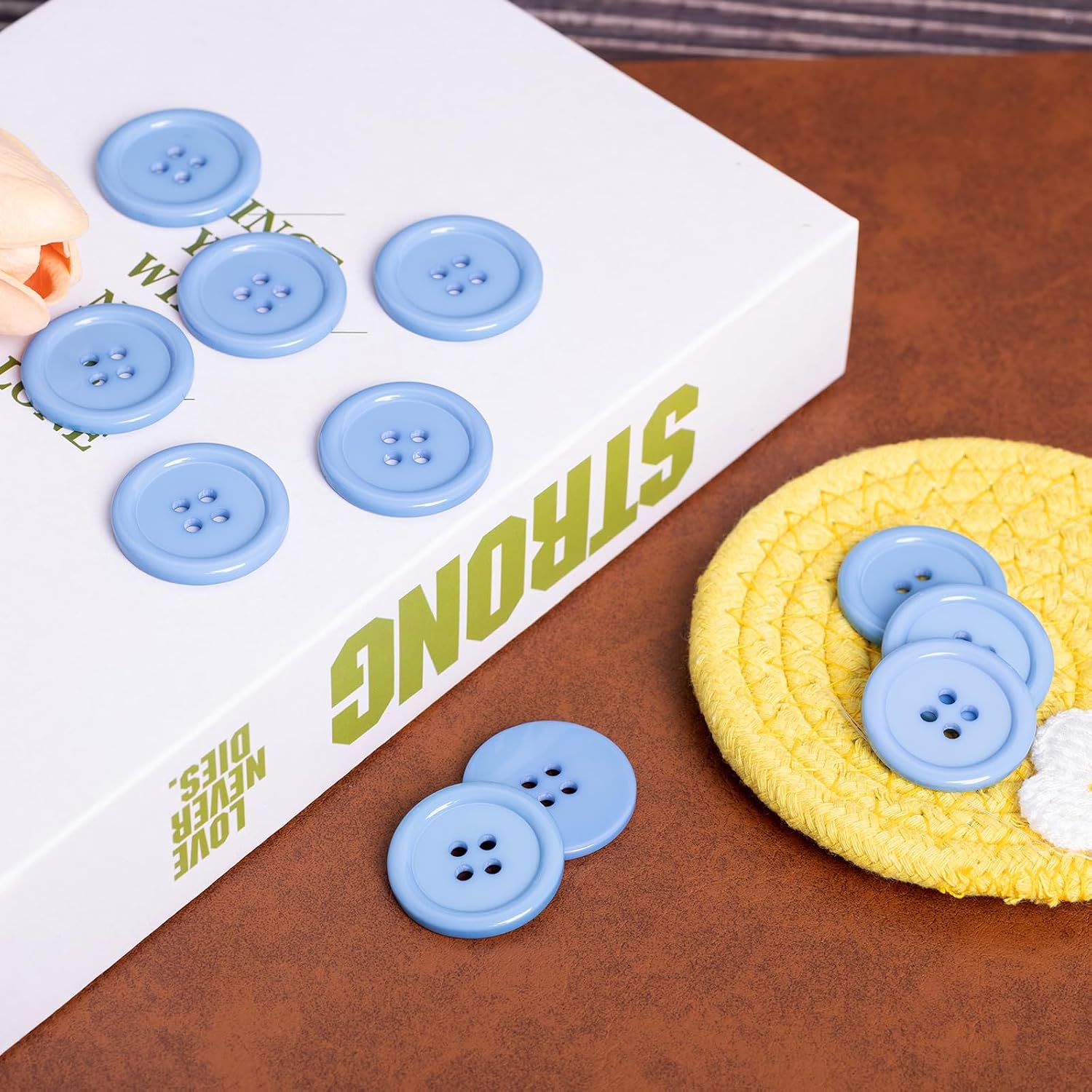 Detalle 2 de Lilaly Resin Buttons, 30 mm