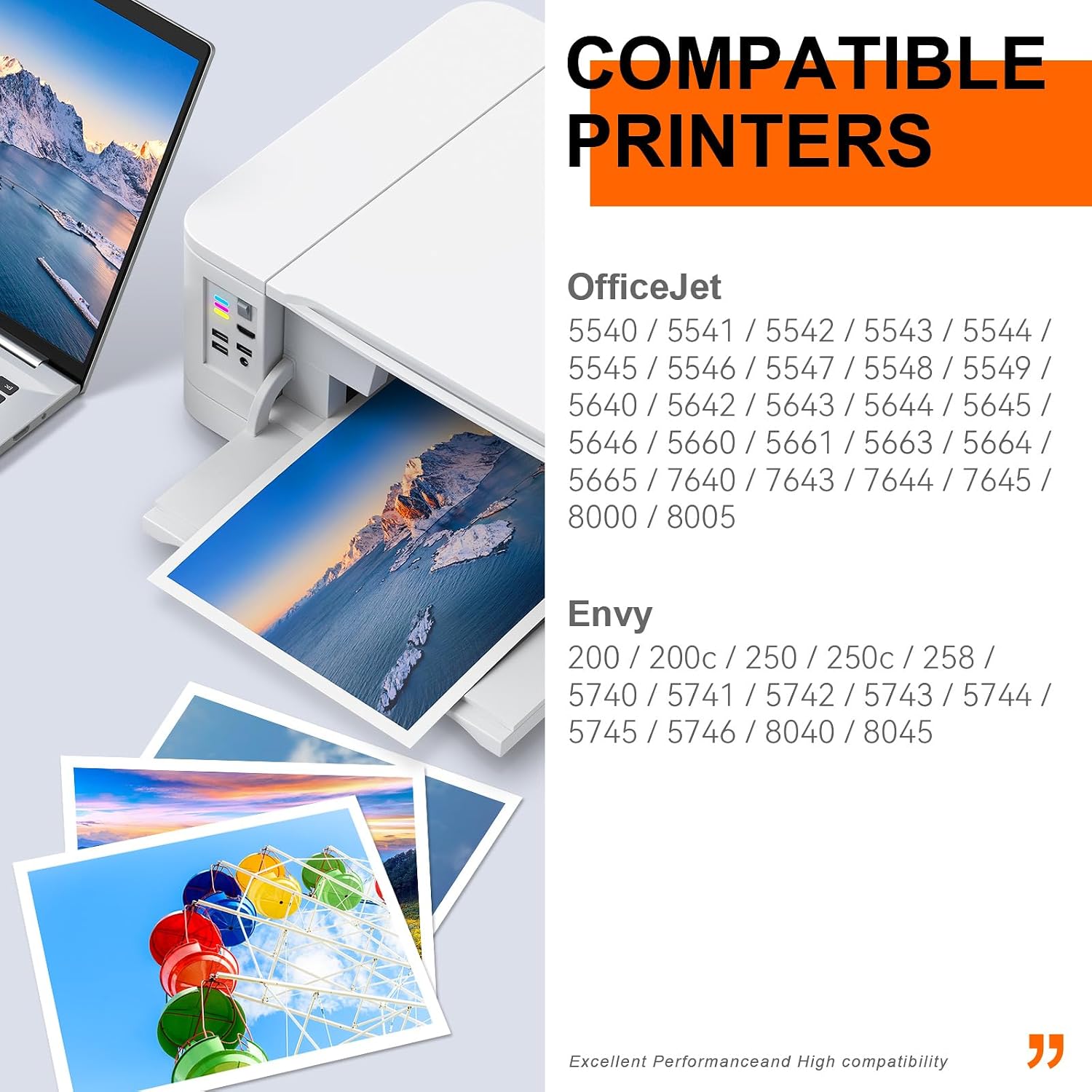 Thumbnail 1 de 62 XL Black and Colour Ink Cartridges Multipack – Compatible with HP 62XL