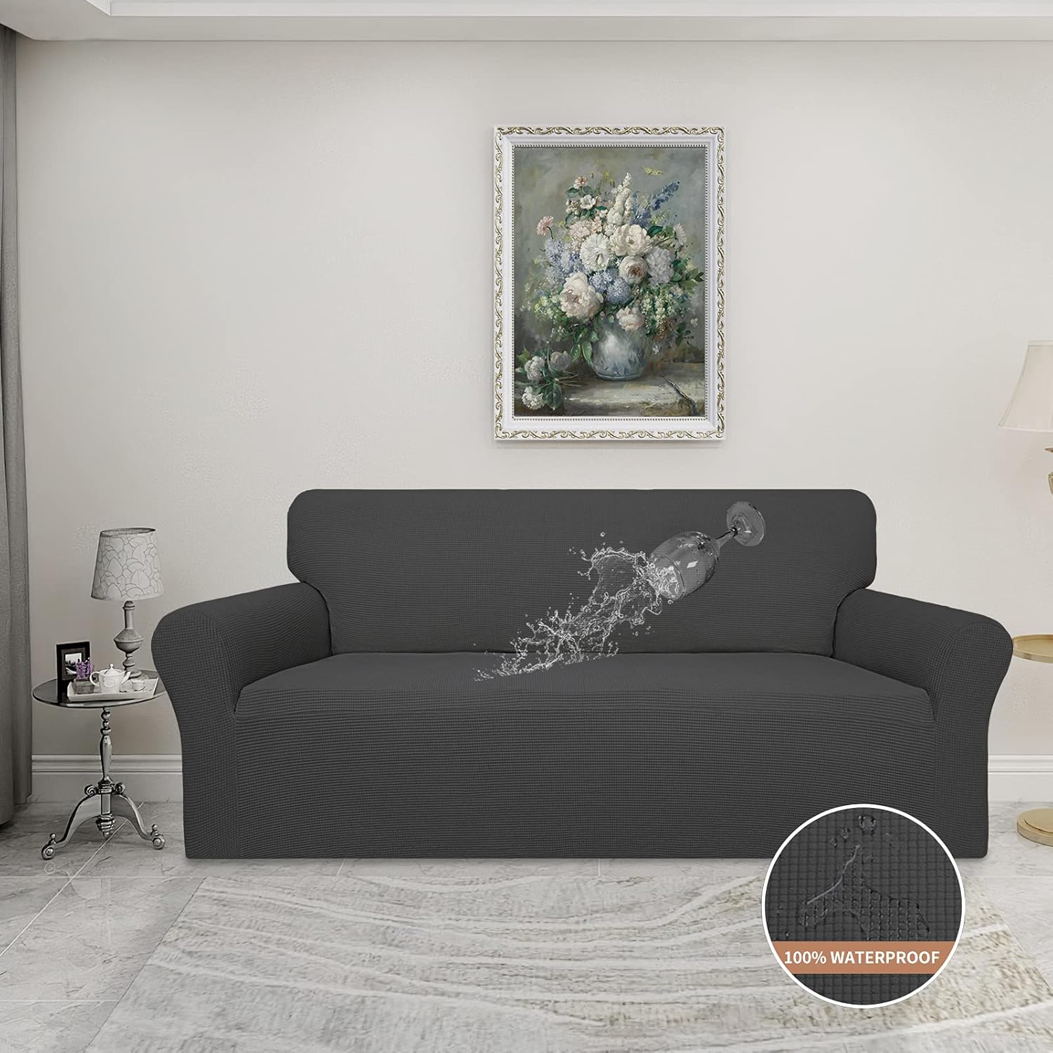 Thumbnail 1 de Easy-Going Waterproof Couch Cover 60–81 in