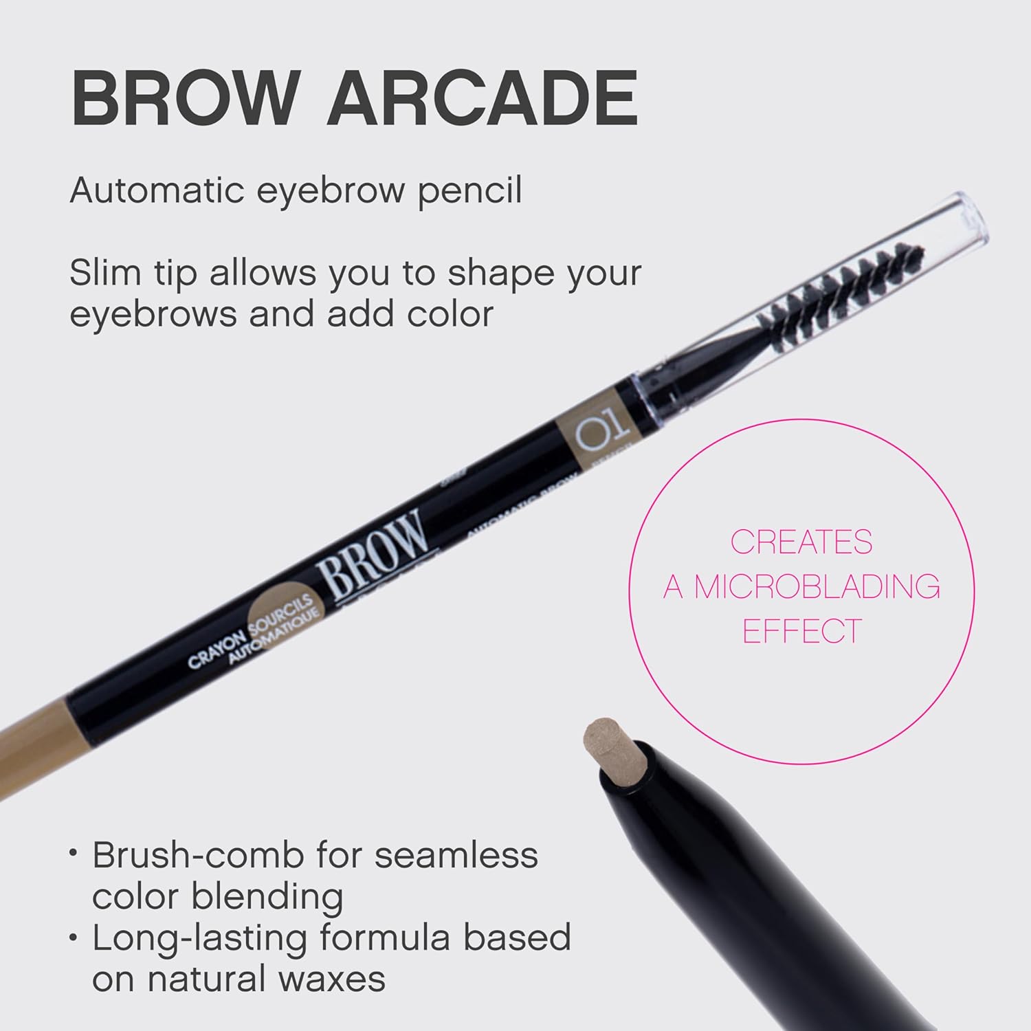 Thumbnail 1 de Vivienne Sabo Automatic Brow Pencil – Crayon sourcils automatique Brow Arcade 01 Blonde