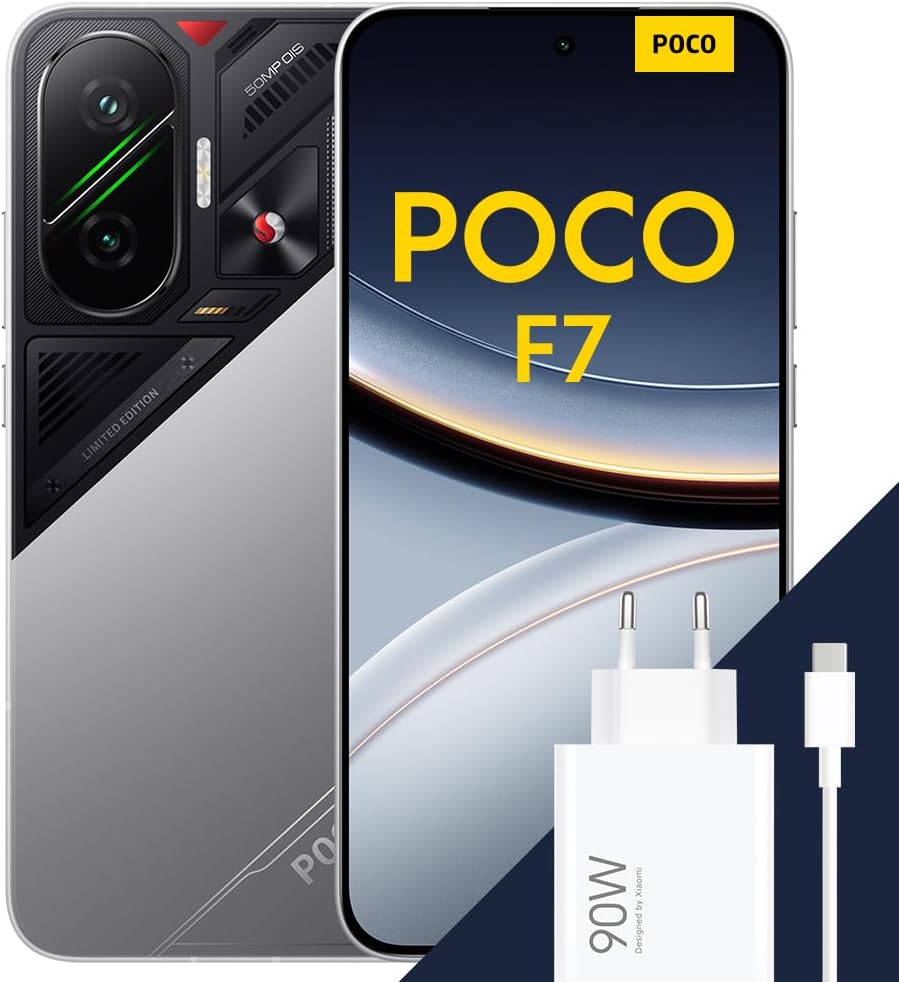Detalle de POCO F7 12+256 Silver (Chargeur inclus)