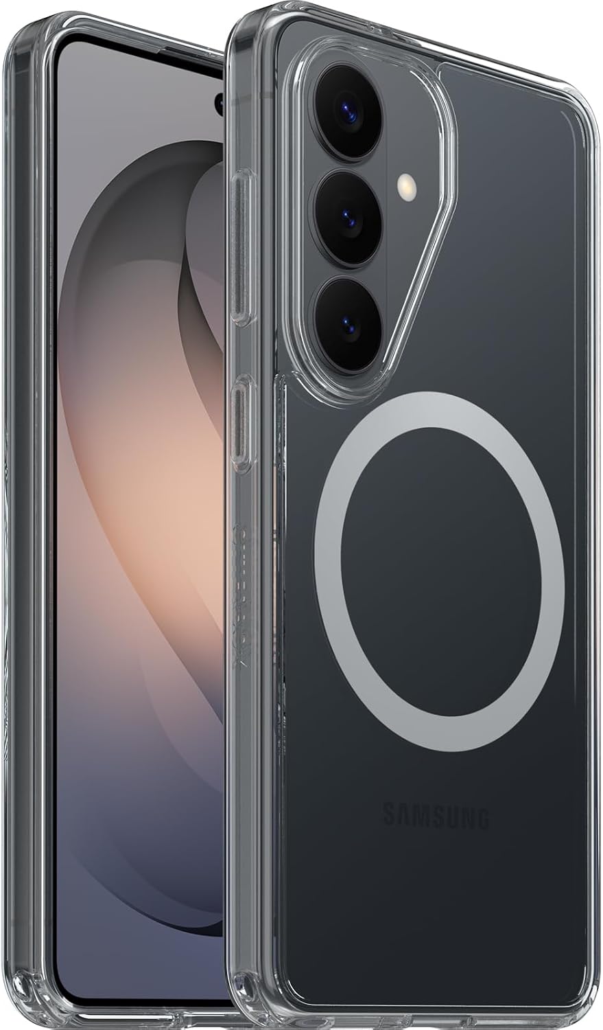 Detalle de OtterBox Cover Symmetry Series Clear con Magneti per Samsung Galaxy S26 – ultrasottile, trasparente e resistente