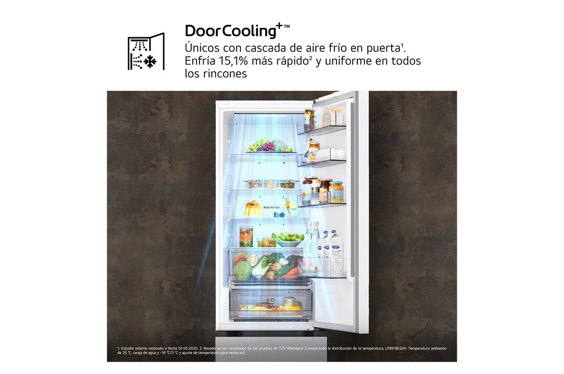 Thumbnail 5 de LG GBBSJ20DSW Frigorífico combi 375 l, 2,03 m