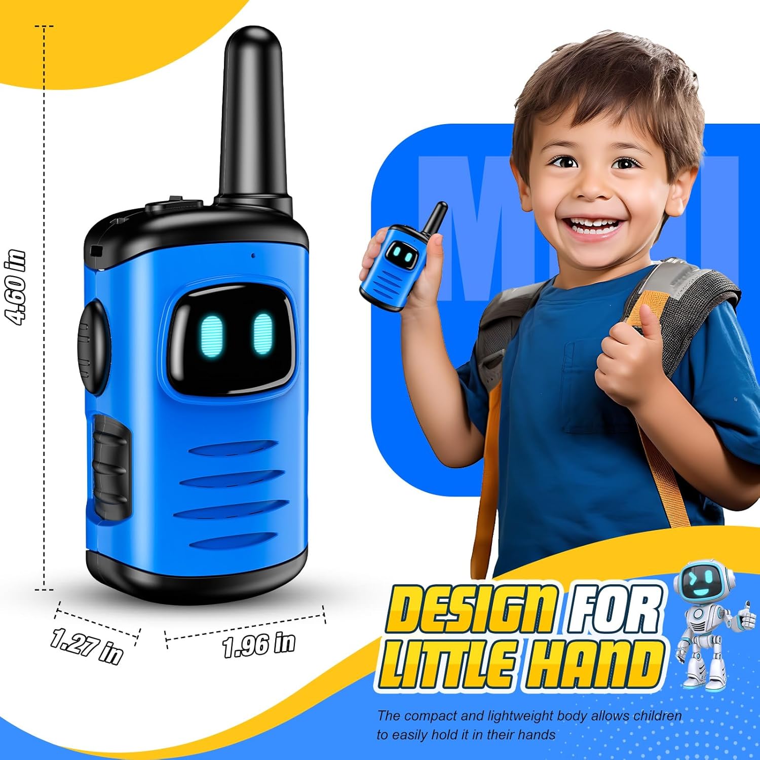 Detalle 2 de Toyokid Walkie Talkie Kinder Spielzeug ab 3 Jahre
