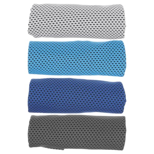 Detalle de TOYANDONA 4 Stück Kühlendes Sporthandtuch 30x100 cm – Wiederverwendbar, Polyester, atmungsaktiv und schnell trocknend