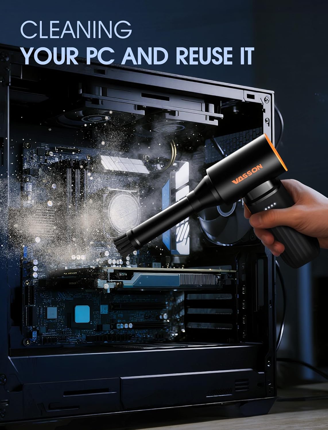 Thumbnail 1 de Compressed Air Duster 260000 RPM 🧹