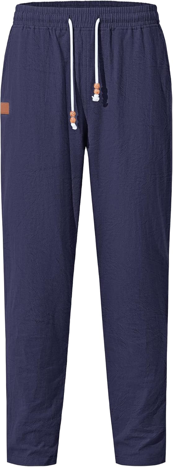 Thumbnail 6 de TARAINYA Baumwolle Leinenhose Herren – sommerliche Luftigkeit mit Kordelzug und praktischen Taschen