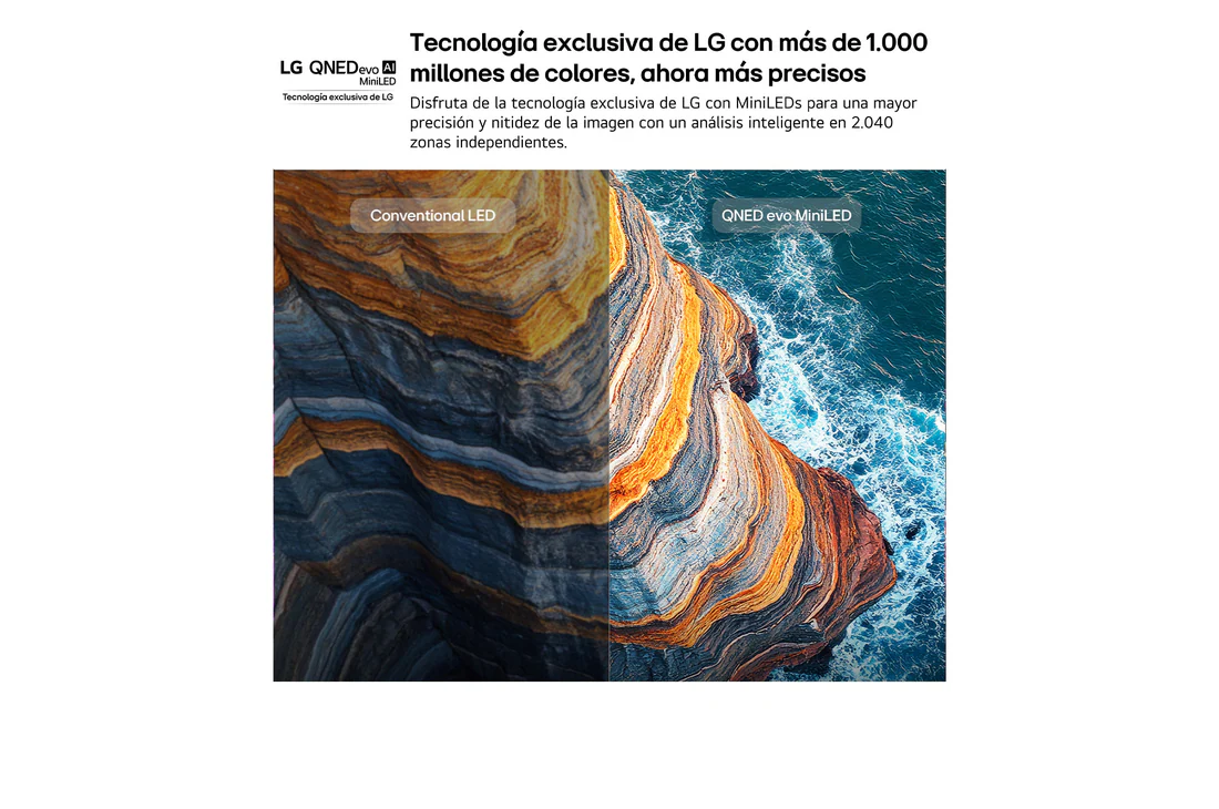 Thumbnail 3 de LG 43QNED80EB3.80E: Smart TV QNED evo MiniLED 43" 4K (2026)