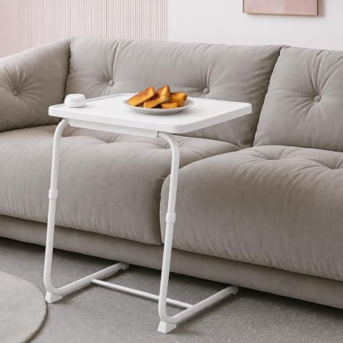 Thumbnail 1 de Mesa Plegable Auxiliar T-LOVENDO.ES: altura y ángulo regulables para sofá, cama, mesa de ordenador y más