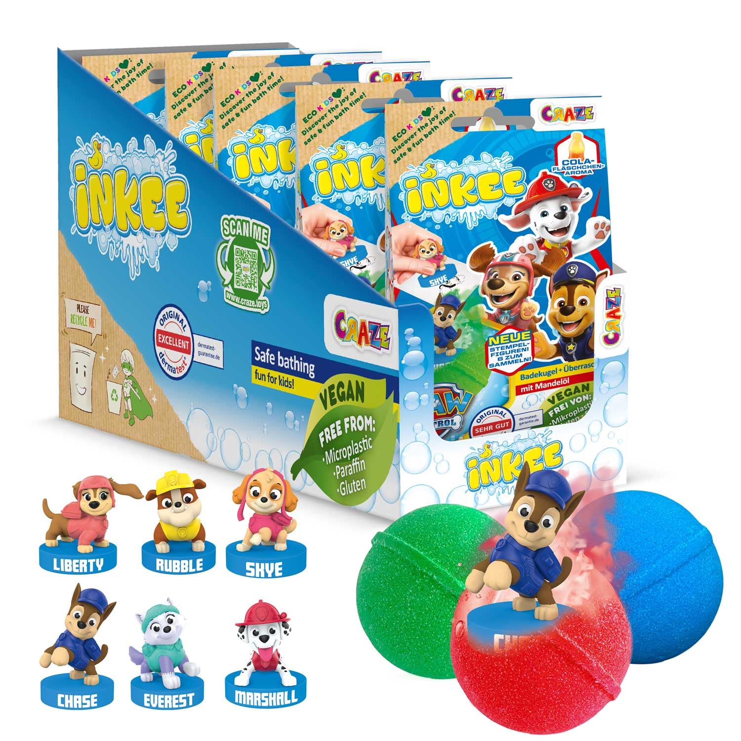 Thumbnail 5 de INKEE PAW PATROL Geschenkbox mit 4 Badebomben