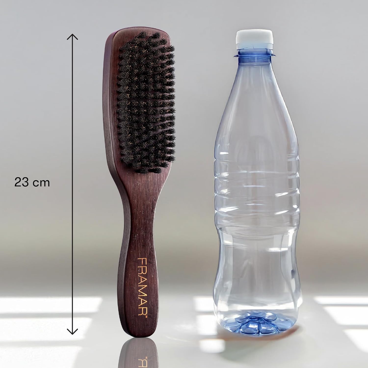 Thumbnail 6 de FRAMAR Sleek Bürste mit Wildschweinborsten – Natürliches Volumen und Glanz, Braun</br>Samt