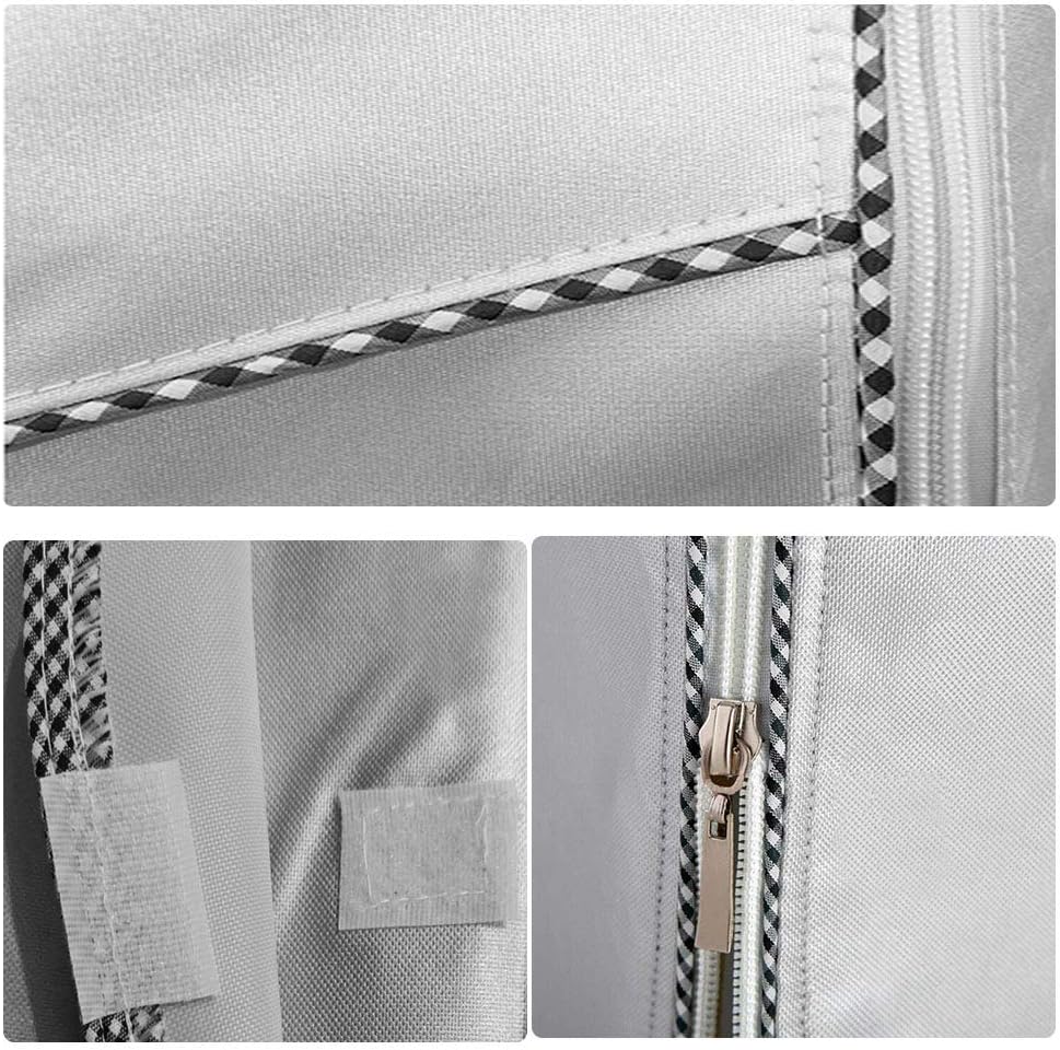 Thumbnail 1 de LEESITEC coprilavatrice da esterno impermeabile con apertura frontale, argento Oxford, XL 60×64×85 cm