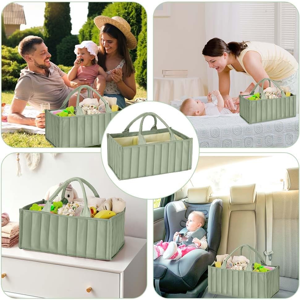 Thumbnail 6 de HAGOT Organisateur de couches pour bébé en feutre/polyester avec compartiment amovible
