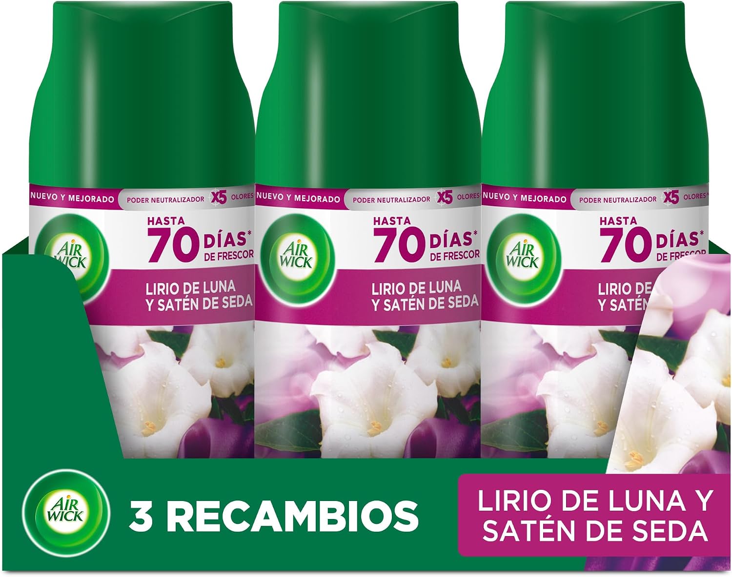 Detalle 1 de Air Wick Freshmatic recambios 1.500 ml — pack 6 🏠