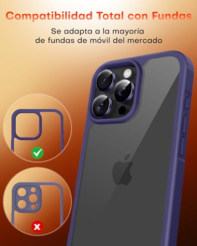 Thumbnail 6 de TOCOL Protection d'objectif iPhone 15 Pro Max