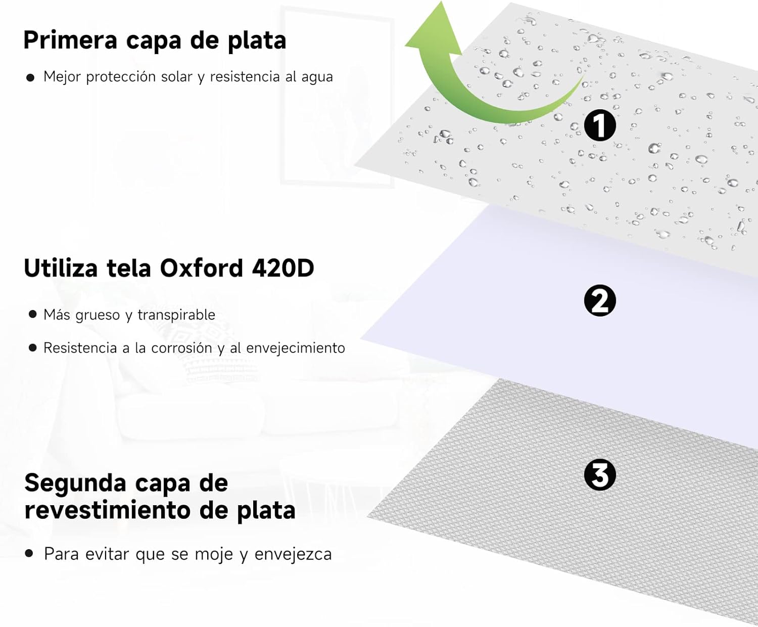 Thumbnail 4 de HAUSPROFI Funda Lavadora 60x64x85 cm